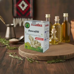 Zencefilli Bitkisel Karışımlı Çay (40 Süzen Poşet)