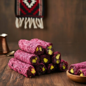 Hibisküslü Fıstıklı Parmak Lokum