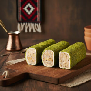 Toz Fıstıklı Sütlü Fındık Dolgulu Sarma