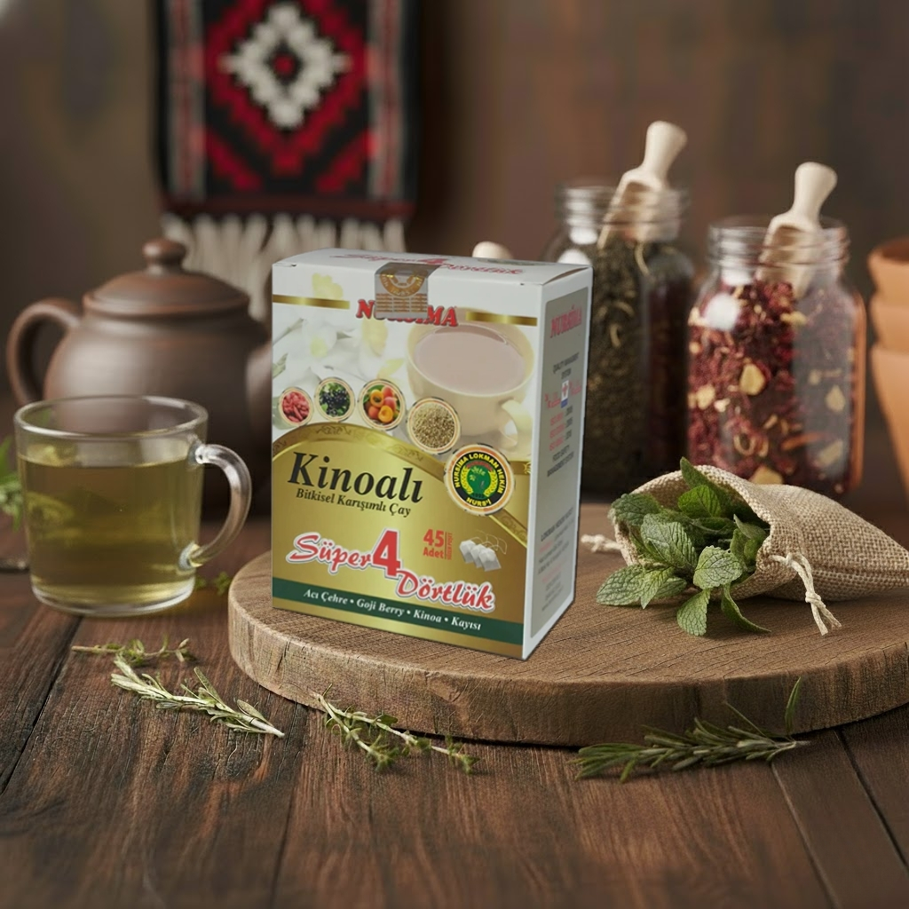 Kinoalı Bitkisel Karışımlı Çay (40 Süzen Poşet)