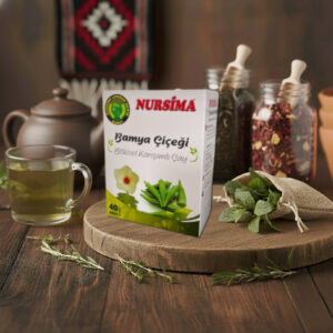 Bamya Çiçeği Bitkisel Karışımlı Çay (40 Süzen Poşet)