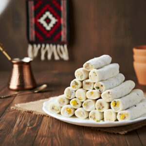 Sütlü Fıstıklı Parmak Lokum