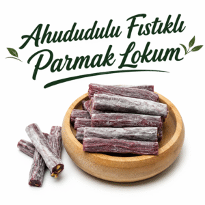 Ahududulu Fıstıklı Parmak Lokum