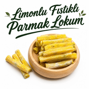 Limonlu Fıstıklı Parmak Lokum